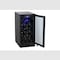 Edgestar 15 Inch Wide 25 Bottle BuiltIn Single Zone Wine Cooler with Reversible Door and LED Lighting BWR301BL - alternate 4